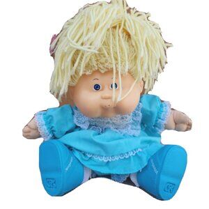 VTG 1987 Cabbage Patch Xavier Robert's Signed Baby Doll Weebok Shoes 14" *READ*